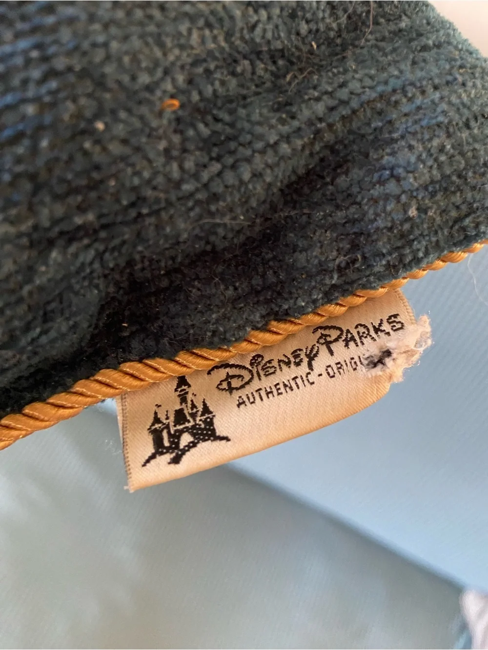 CLUB 33 Disney Parks Vintage Tapestry Bolster Accent Pillow RARE Retired
